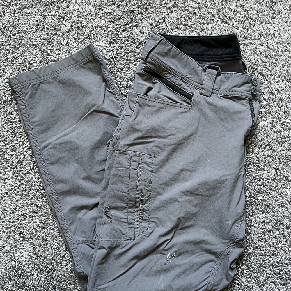 Truewerk grey mens pants size 34w, 32l